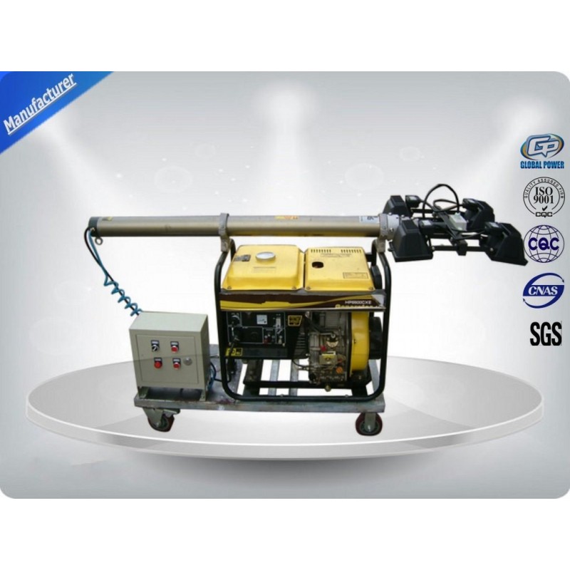 Super Silent Towable Light Tower Water Cooling Mobile Lighting Tower Hire