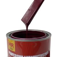 M206 Peinture de voiture rouge rose revêtement liquide deux packs Peinture pour voitures Couleur vibrante