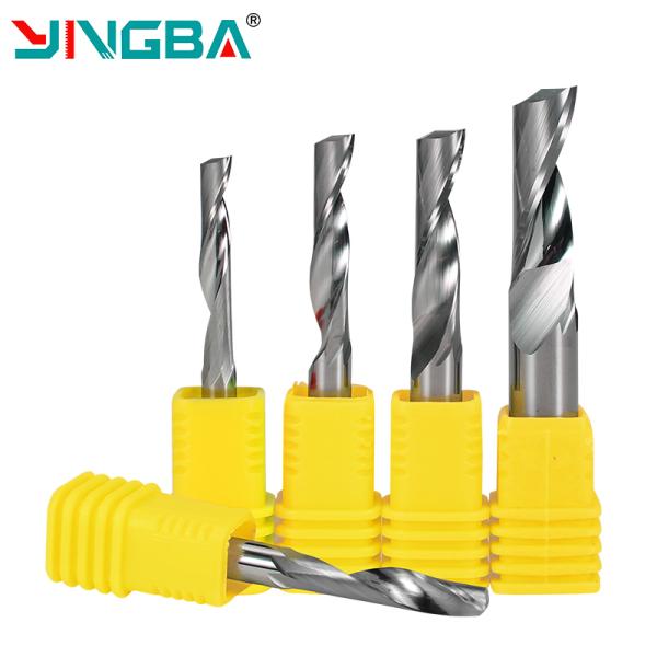 Manufacturer Hot Sales 1Flute Spiral Aluminium up Cut Bit Cnc Carbide Endmill for Aluminium
