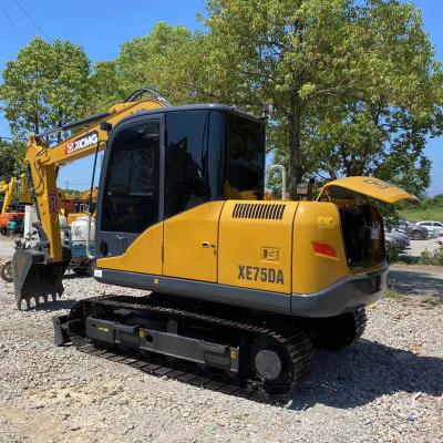 XCMG XE75DA 7t Crawler XCMG Excavadora Hidráulica Com 0.3m3 Balde