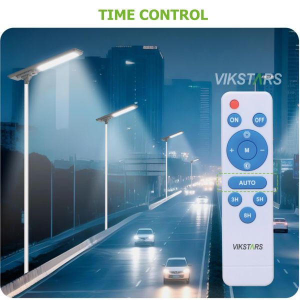 Nouveau lampadaire solaire bidirectionnel IP66 LED Lumière solaire de jardin 600W 900W Tout en un Lampes solaires de paysage