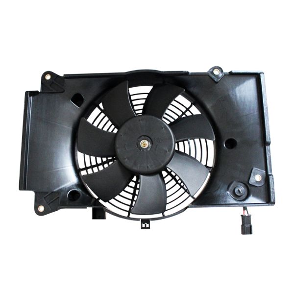 Condensador de ar condicionado para caminhões pesados 6WF1 10PE1 Motor AC Condensador de ventoinha Assy