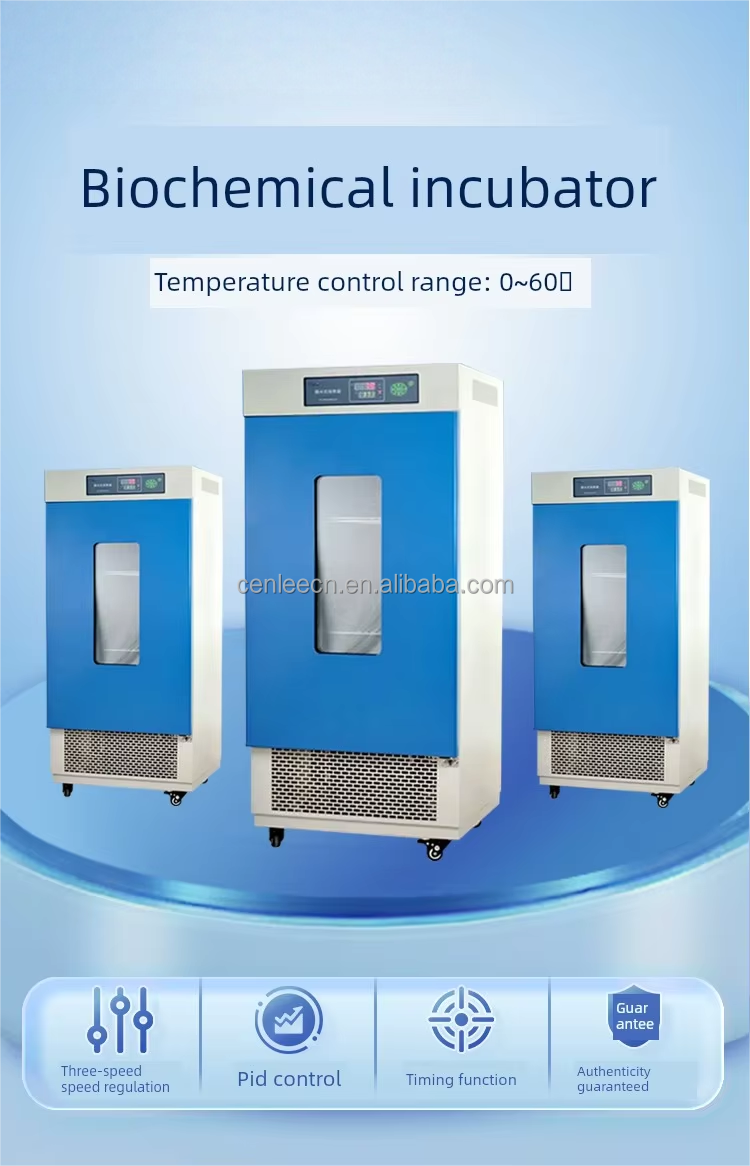 Biochemical Incubator LRH Series Bacterial Breeding No Fluctuation Constant Temperature Humidity Control No Power Laboratory