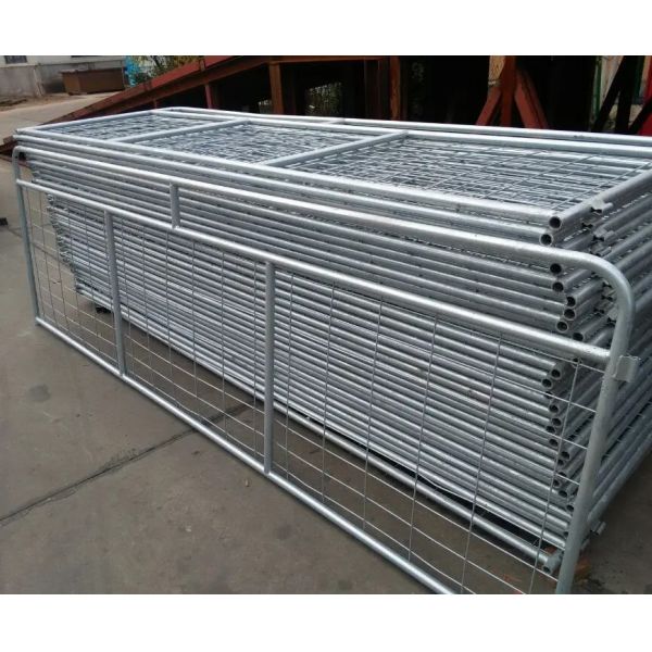 Australia Portable Farm Livestock Steel Fence Panels Galvanized For Cattle