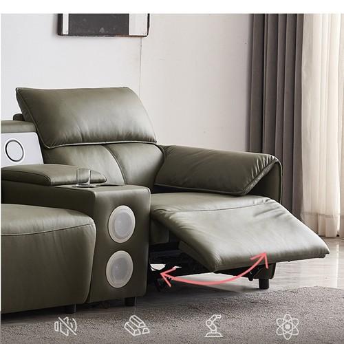 BN Electric Multifunctional Sofa with High-Density Sponge and Embossed Leather Finishes Furniture Recliner Chair Sofa
