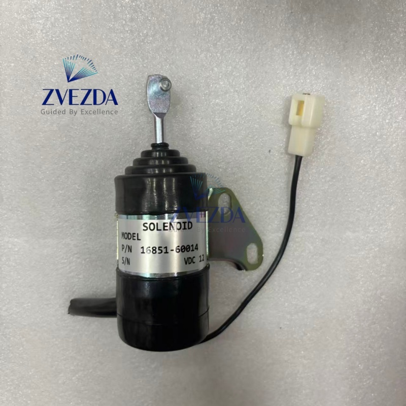 16851-60014 12V Fuel Shutoff Solenoid Valve For D722 Engine