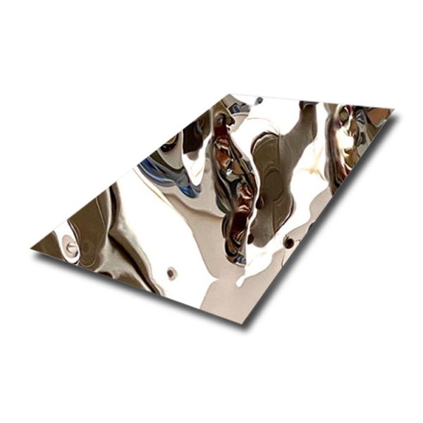 Картины листа нержавеющей стали пульсации воды зеркала лифт серебряной большой белый декоративный