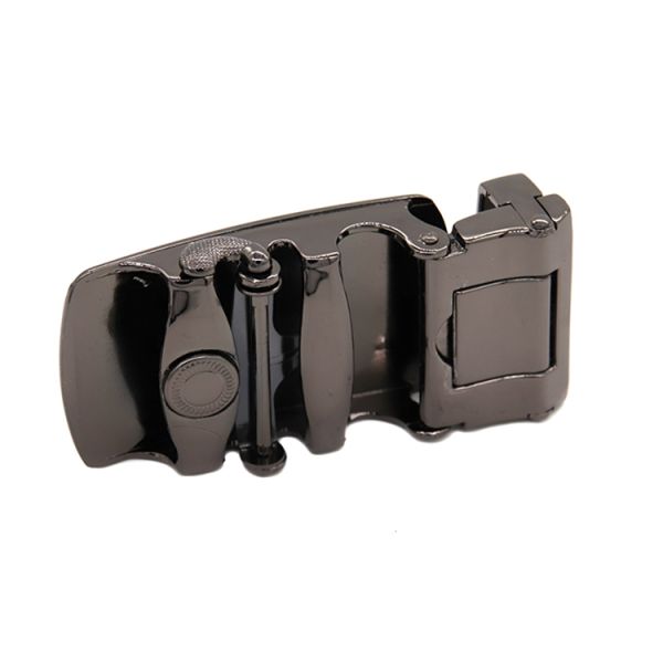 Wenzhou Kml Black business classic metal automatic belt buckle for men