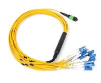Câble d'évasion de Mpo LC de noyau de G652D 24 unimodal