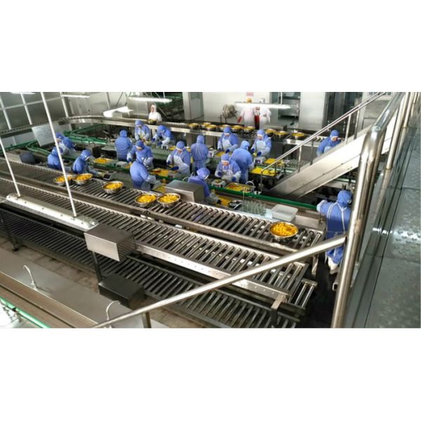 Plastic Cup Canned Food Production Line , Fruit And Vegetable Processing Equipment