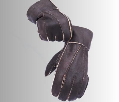 Ladies Fleece Luvas de pele de ovelha Mitens Lave-mãos OEM