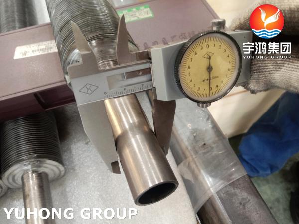 Monel 400 Embedded G Fin Tube Nickel Alloy Steel Bare Tube For Seawater Evaporator