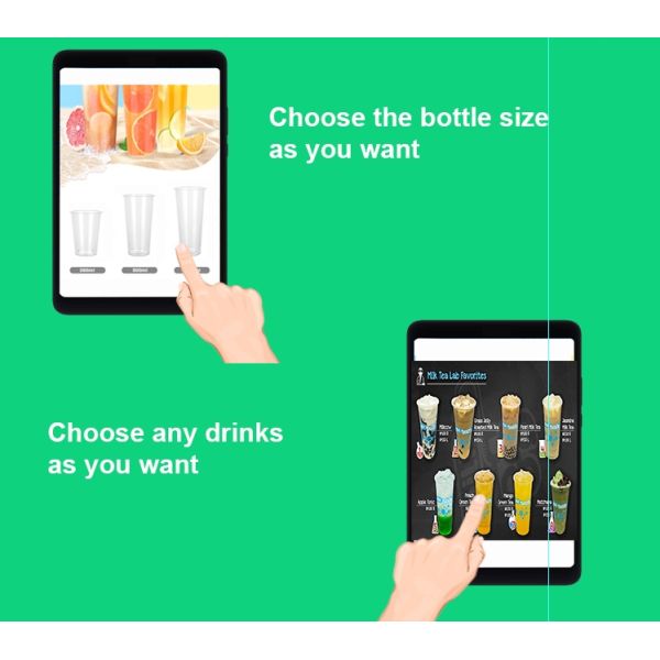 Hot Selling Automatic Android Milk Tea Shop Counter Design Bubble Tea Equipment Bar Milk Counter Making Machine