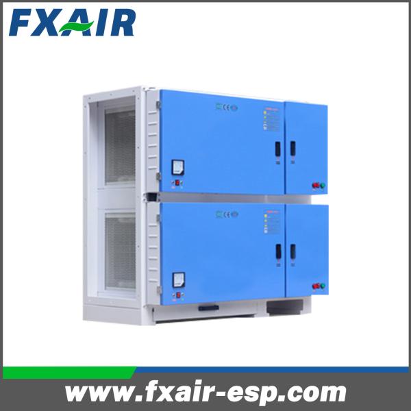 Commercial Kitchen Oil Mist Collector Electrostatatic precipitator Cooking Processes UV Odour Eliminator Odor purifier