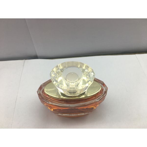 Флаконы духов Refillable вычуры 50ml стеклянные с плечом золота