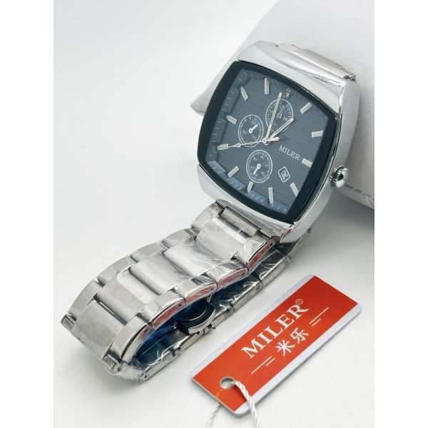 Настроенный логотип кварцевые водонепроницаемые модные часы для мужчин Дата нержавеющая сталь часы Запястье