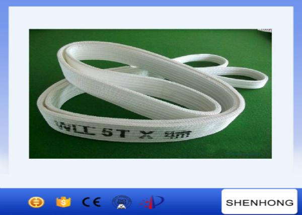Polyester Flat Webbing Sling Web Sling Lifting Sling With 100mm Eye
