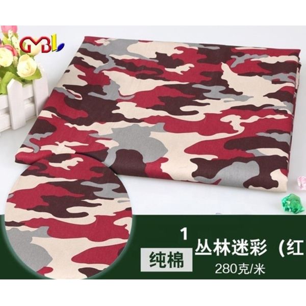 Medium Weight TC 240GSM Digital Printing Guard Uniform Fabric with Polyester Blend