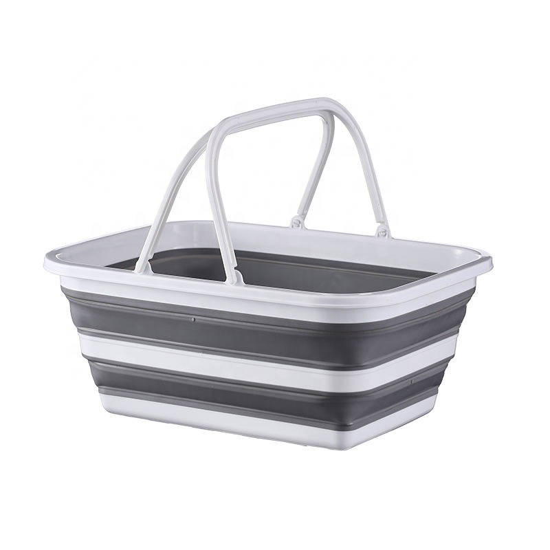 Factory Wholesale High Quality Portable Large Capacity Save Space Foldable Household Storage Bucket for Family Clothing Storage