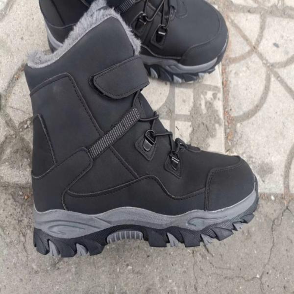Ladies Casual Boots Durable Cold Proof  Climbing Snow Boots Black Color Daily Life
