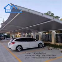Tenda de tensão de membrana de PVDF à prova d'água exterior com estrutura de aço