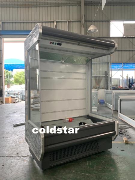 Supermarket Display Open Chiller Big Capacity With Ce CB Certificate
