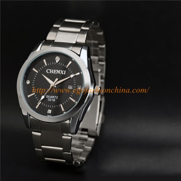 021B Couple Watches Women Watch Men Watch Stainless Steel Quartz Watch Roman Wristwatch