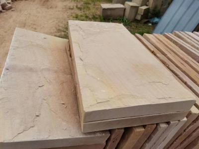 Resilient Split Face Sandstone Cladding Tiles For Landscape Projects