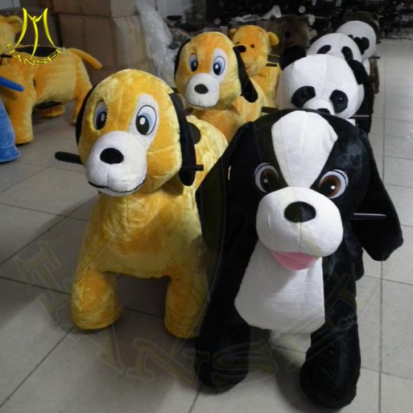 Hansel funny amusement park games plush electrical animal toy car theme park equipment for sale ride on toy unicorn