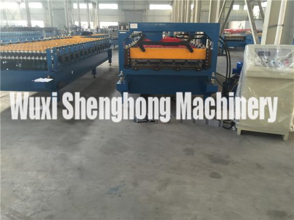 Floor Deck Automatic Forming Machine with Run Out Table / Auto Stacker