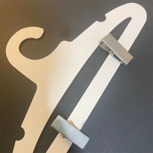 Customized Cardboard Pants Hangers With Clip  | Custom LOGO Trousers Hangers