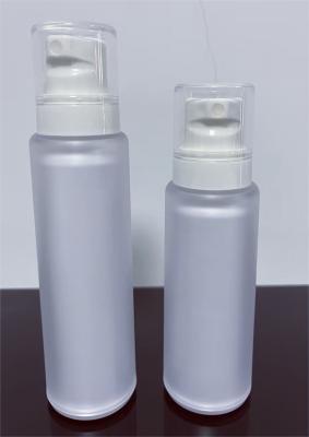 Frosted Semi Transparent Fine Mist Hair Spray Bottle 100ml 120ml Ultra Fine Continuous Mist Sprayer For Hair Care
