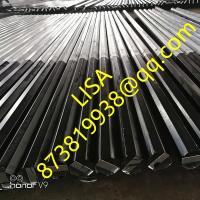 25FT Pollo de acero galvanizado octagonal directamente enterrado 300KGF Pollo de utilidad metálica con pintura de alquitrán negro con betún Protección anticorrosión
