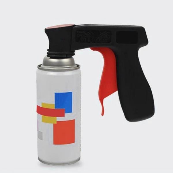 Customizable Ergonomic Spray Paint Gun Handle For Aerosol Control