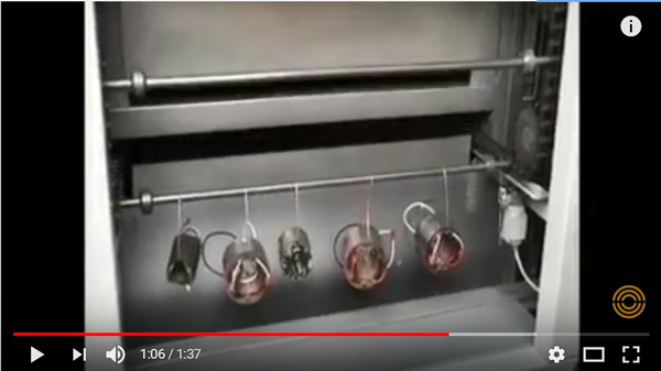 Машина для покрытия и выпечки двухполярный статор ниже 3 кгс катушки смолой порошок