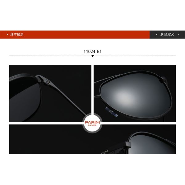 Anti Glare Metal Frame Polarized Sunglasses Size With 145MM Temple Length