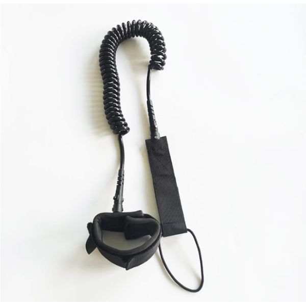 Pure Black Retention Surfboard Leg Rope 7MM 1.5Metre Long