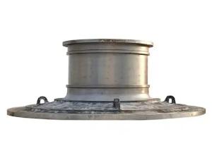 High Manganese Steel Ball Mill End Cover Impact Resistant Plate Design For