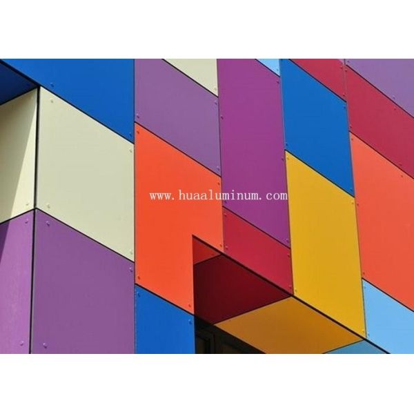 Unbreakable 1220x2440mm Metal Composite Material MCM Cladding Panels