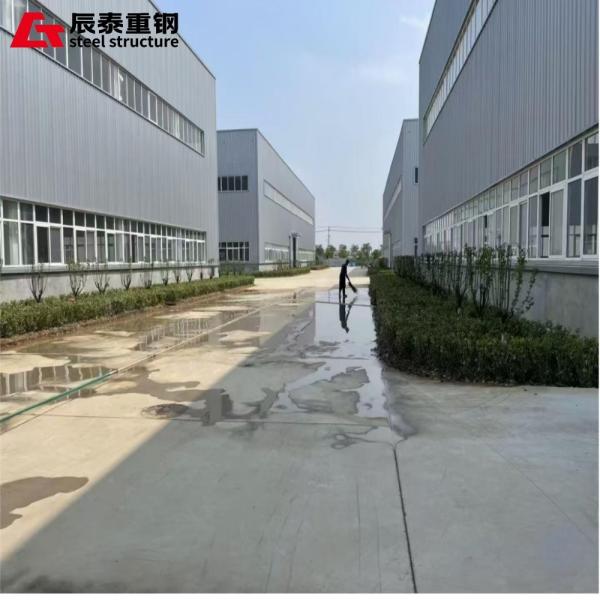 Commercial Prefab Steel Structure Building Large Space Steel Frame Structure Building