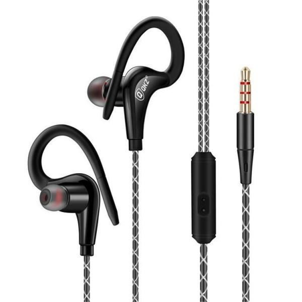 100% Original Factory Earhook QKZ DM500 Sport In Ear Stereo Headphone