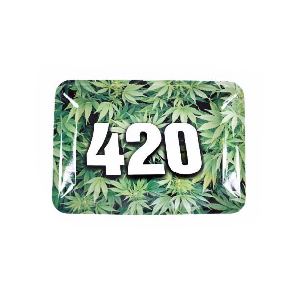 180 * 125mm Portable Cigarette Tray Weed Cannabis Roller Operation Tray