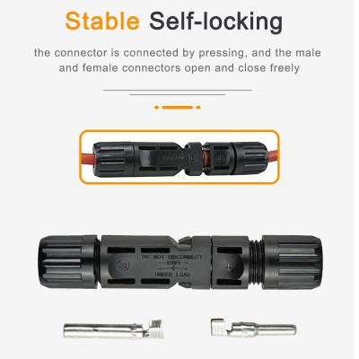 PC Parallel 1000VDC Solar Cable Connectors IP67