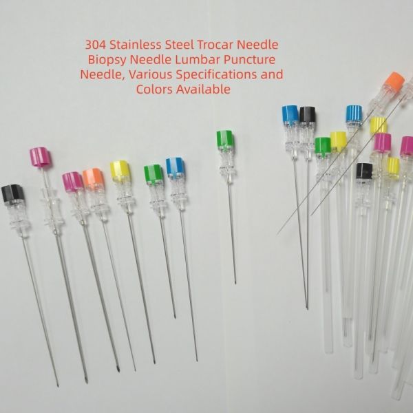 304 Stainless Steel Trocar Needle Biopsy Needle Customizable Size Color