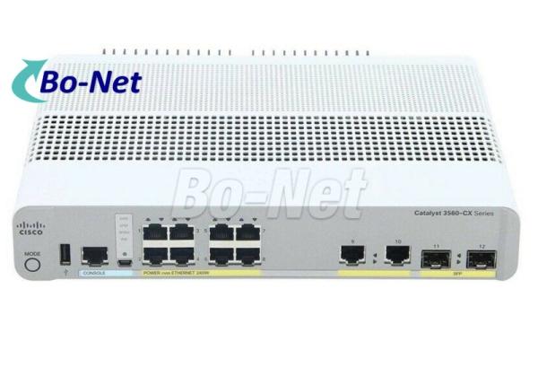 CISCO WS-C3560CX-8PC-S 8-port gigabit all-POE switch replaces 3560CG-8PC-S