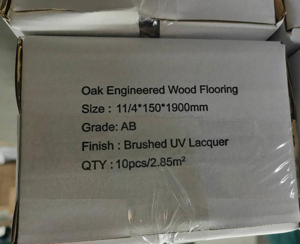 European Oak Engineered Wood Flooring 1900x150mm 4mm Top Layer