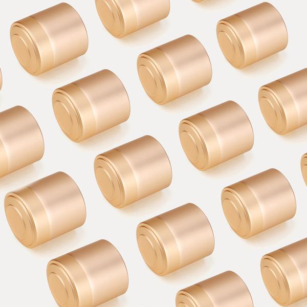 Golden Recyclable 50ml Aluminum Tea Cans Packaging 50*50mm 50*53cm