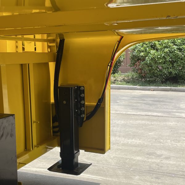 15M 2 Floors Hydraulic Lifting Car Carrier Trailer Travel Trailer with Steel Construction
