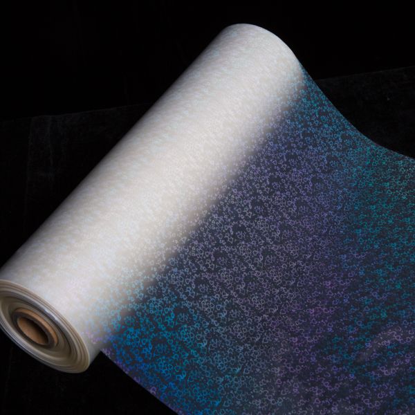 Amor Corazón Película de laminación térmica holográfica transparente de material BOPP Película de laminación térmica para embalaje