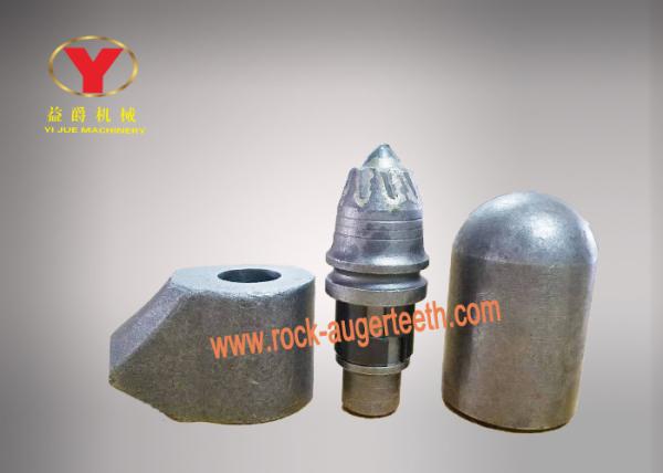 Easy Installation Coal Cutter Picks , Tungsten Carbide Teeth  For Earth Drilling
